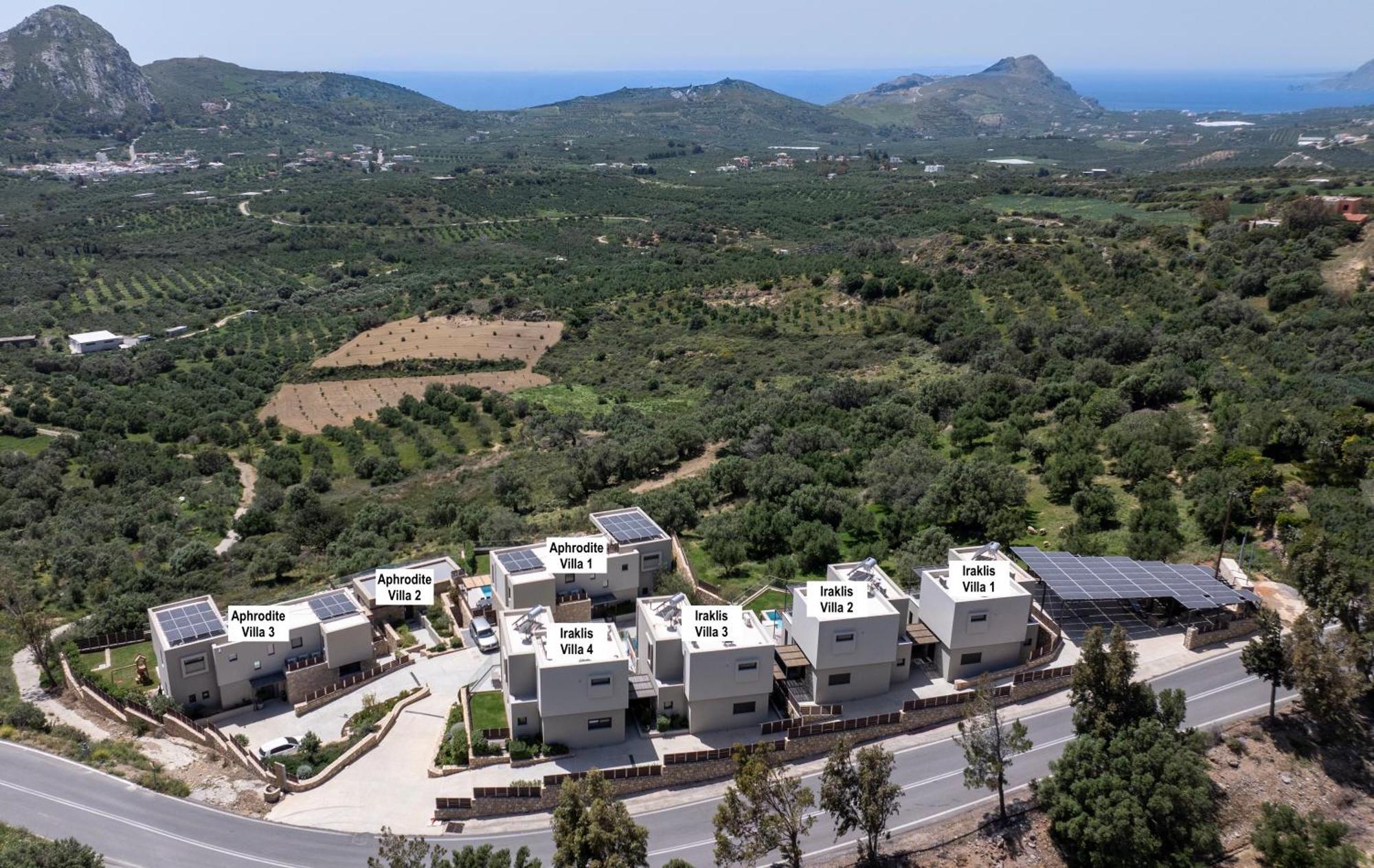 Porti Villas Aphrodite Asomatoi Eksteriør bilde